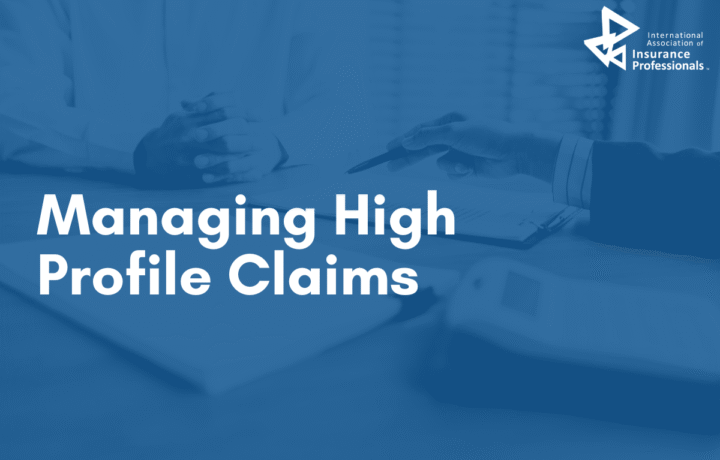Managing High-Profile Claims